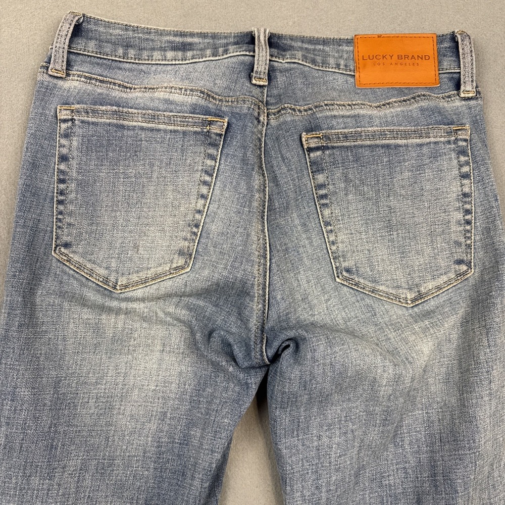 Lucky Brand Jeans Women 4/27 Lolita Crop Low Rise Curvy Stretch Medium Wash